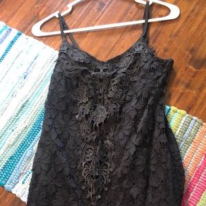 Black lace dress